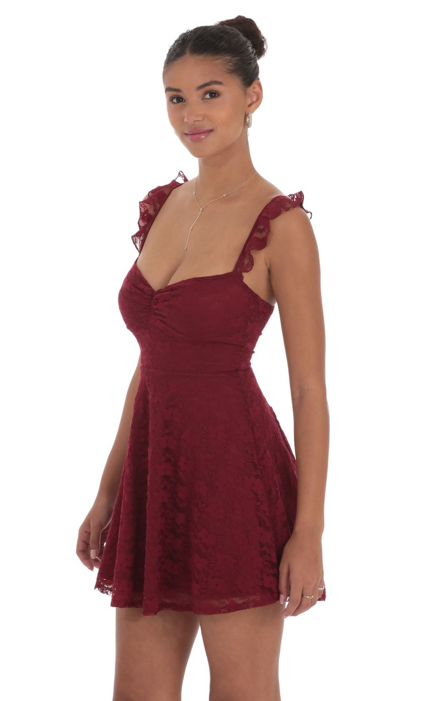 Lucy in the Sky Ruffle Strap A-Line Dress