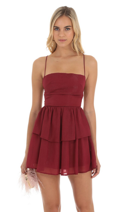 Lucy in the Sky Lace Up Dress