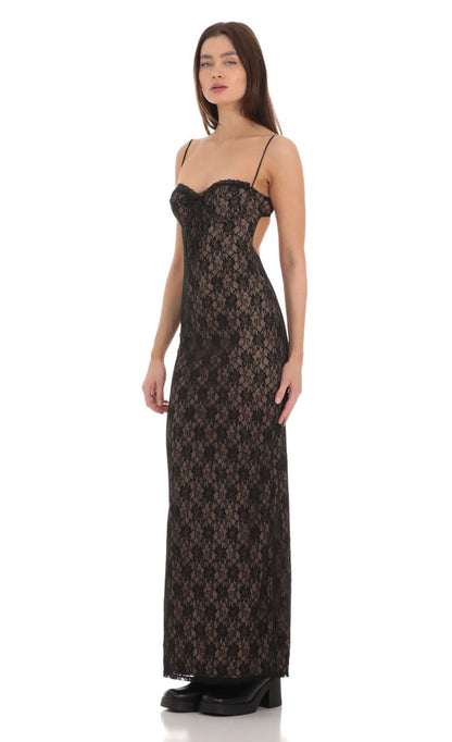 Lucy in the Sky Lace Bodycon Maxi Dress