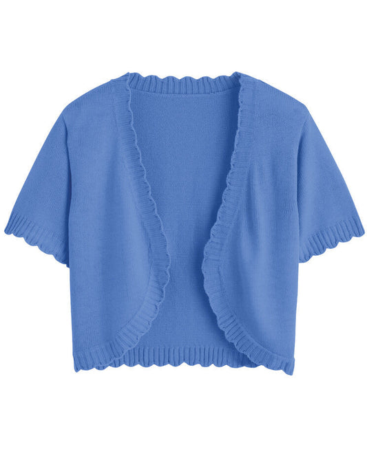 Blair Womens's Scalloped Shrug Sweater 3