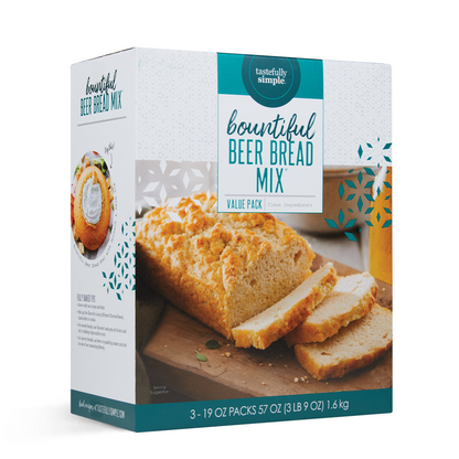 Tastefully Simple Bountiful Beer Bread Mix Value Pack