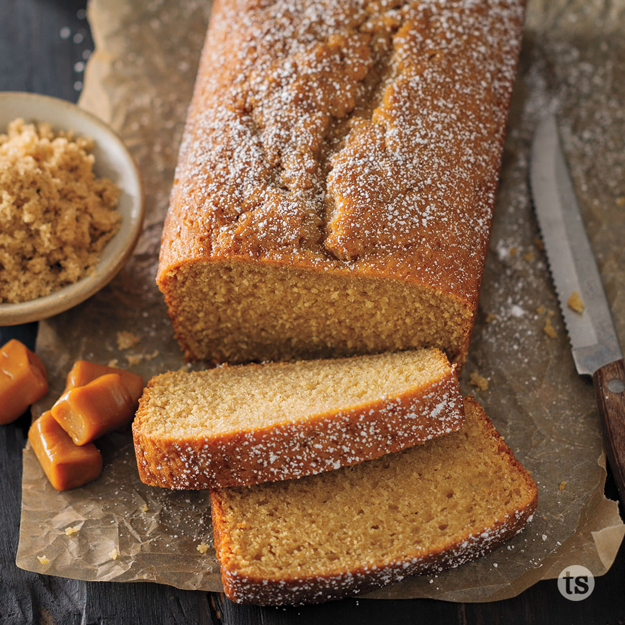 Tastefully Simple Brown Sugar Caramel Pound Cake Mix