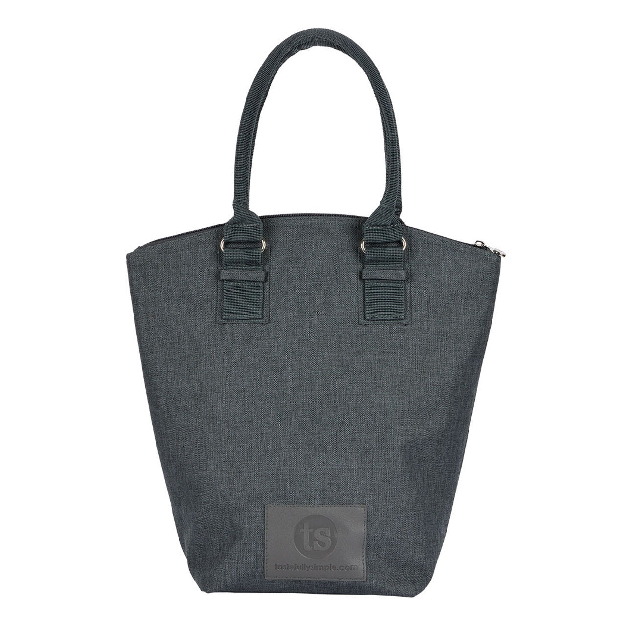 Tastefully Simple Cool Tote – Charcoal Canvas