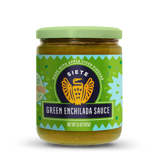 Siete Foods Green Enchilada Sauce - 4 jars