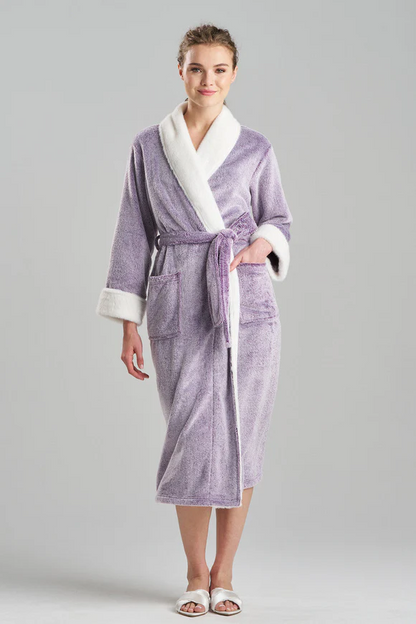 Natori Frosted Cashmere Fleece Robe