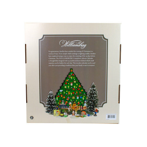 Byers' Choice Wood Christmas Tree Advent Calendar