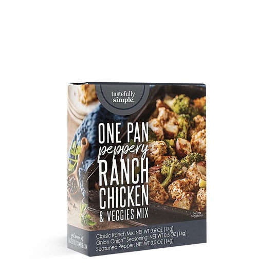 Tastefully Simple ONE Pan Peppery Ranch Chicken & Veggies Mix