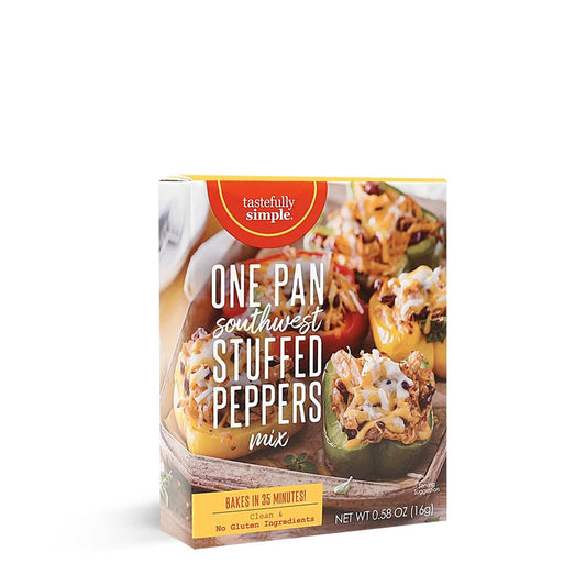 Tastefully Simple ONE Pan Southwest Stuffed Peppers Mix