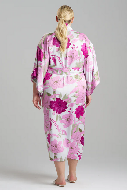 Natori Peony Blossom Kimono Robe