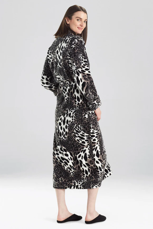 Natori Plush Leopard Robe