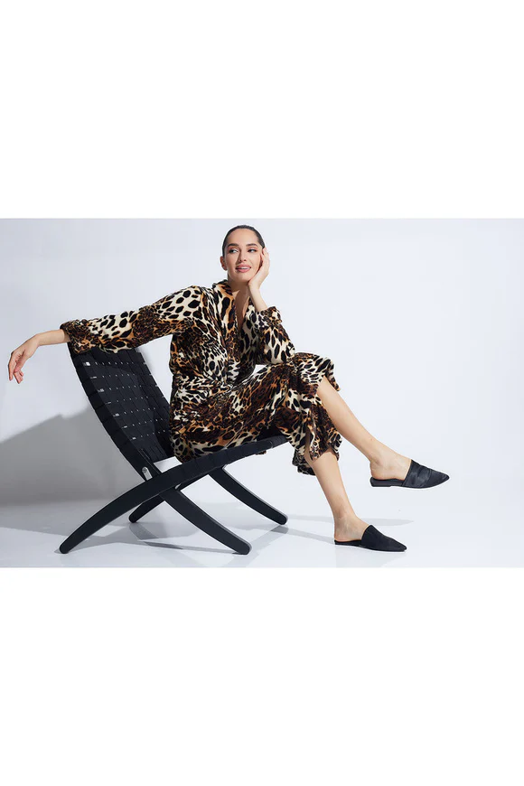 Natori Plush Leopard Robe