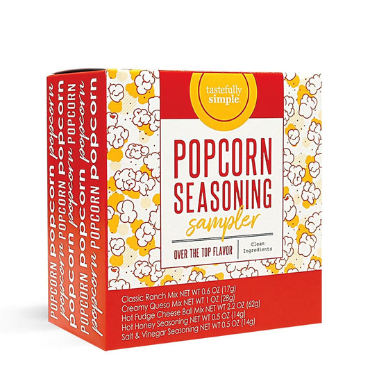 Tastefully Simple Popcorn Seasoning Sampler