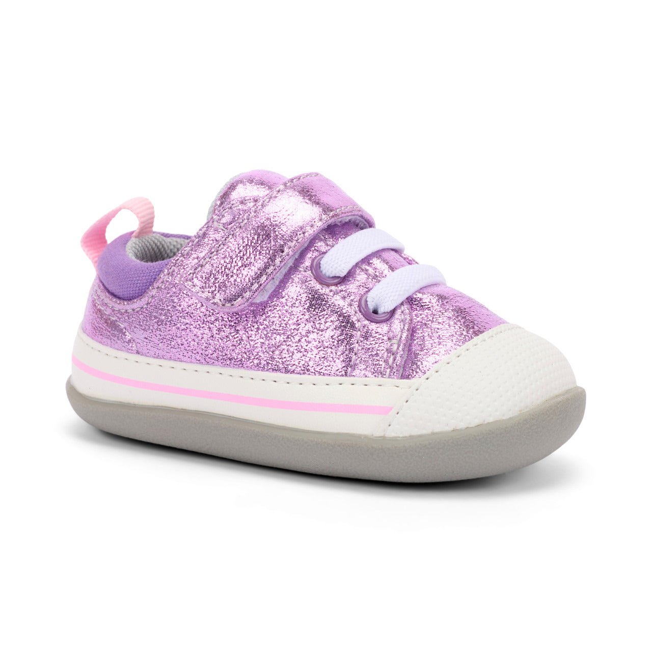 See Kai Run Girl's Stevie (First Walker) Purple Shimmer