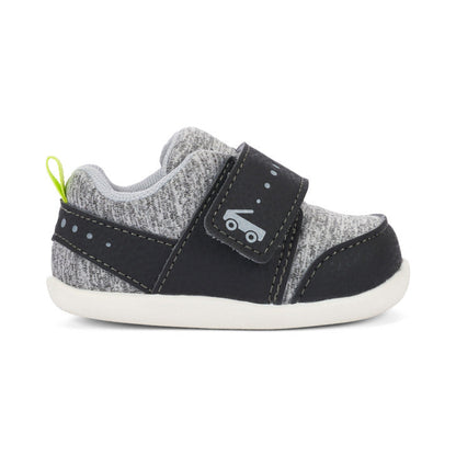 See Kai Run Boy's Ryder (First Walker) Gray/Black