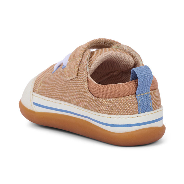 See Kai Run Boy's Stevie Mini (First Walker) Khaki