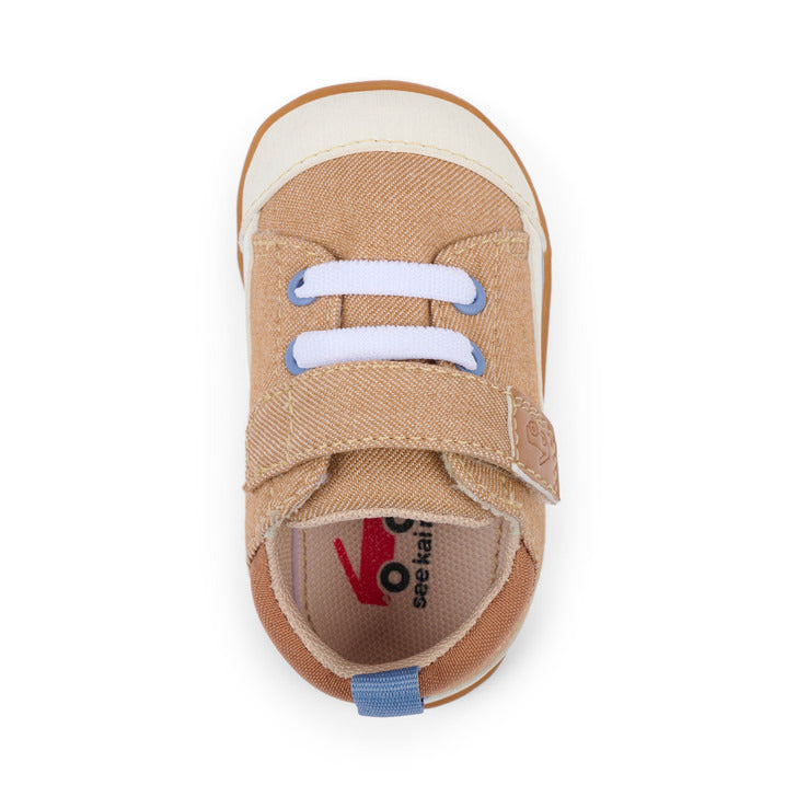 See Kai Run Boy's Stevie Mini (First Walker) Khaki