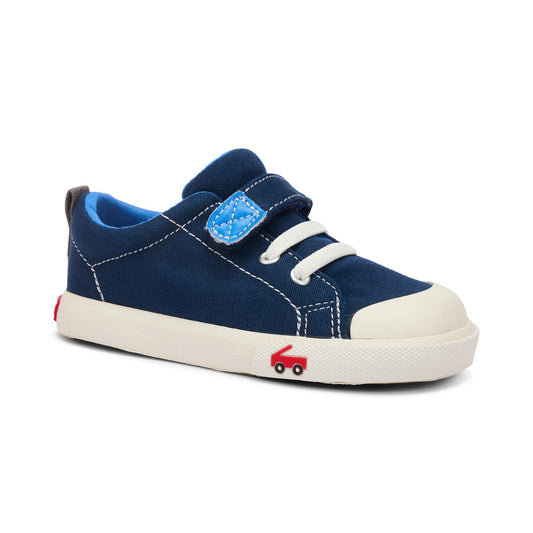 See Kai Run Boy's Stevie II Navy Canvas