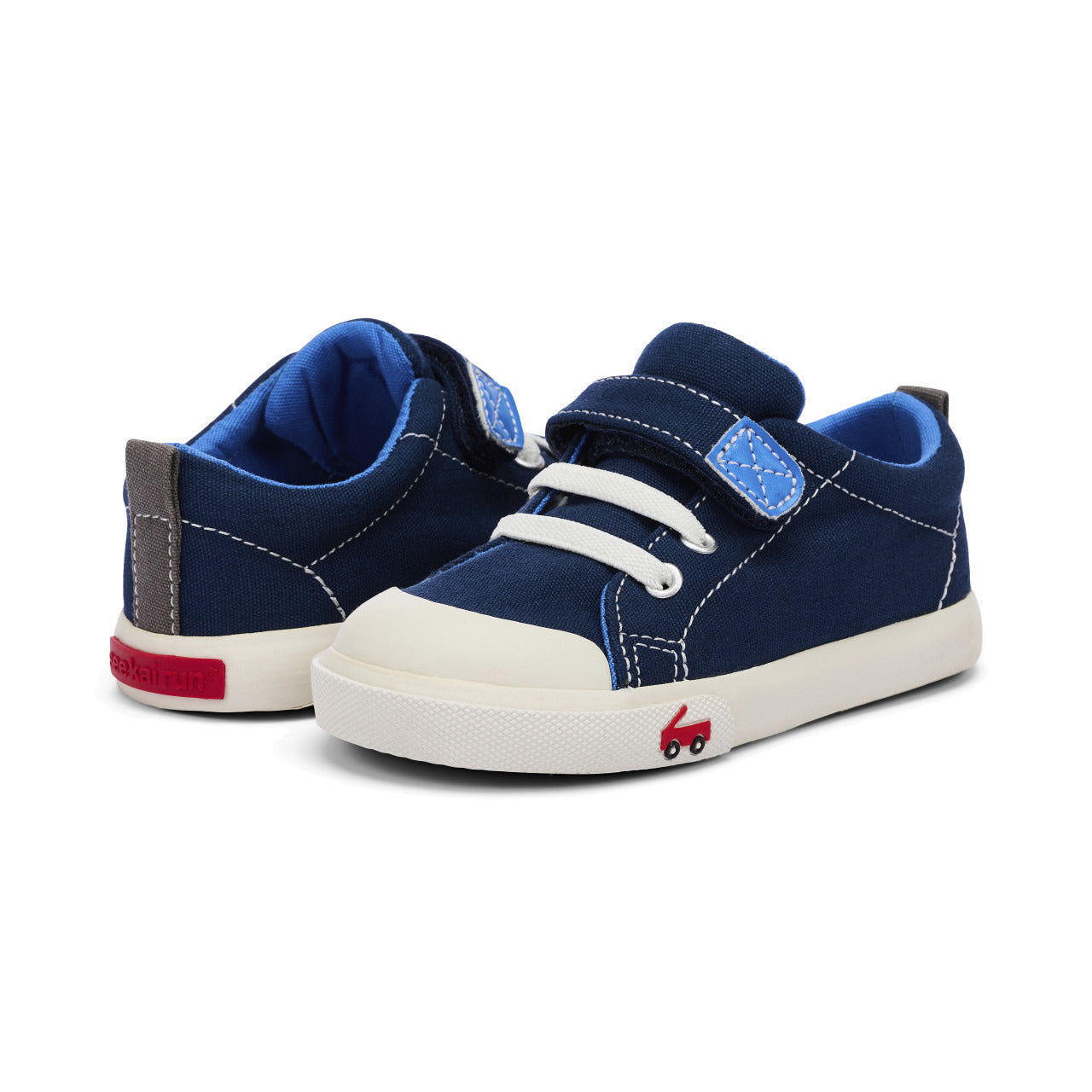 See Kai Run Boy's Stevie II Navy Canvas