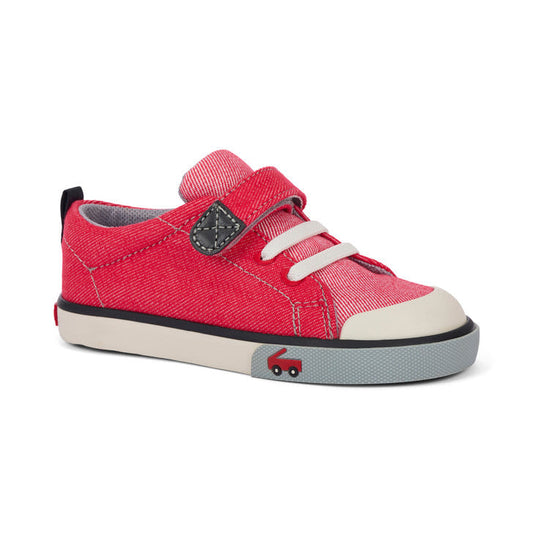 See Kai Run Boy's Stevie II Red Denim