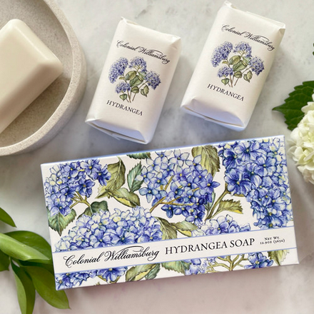 The Shops at Colonial Williamsburg Colonial Williamsburg Hydrangea Soap Set