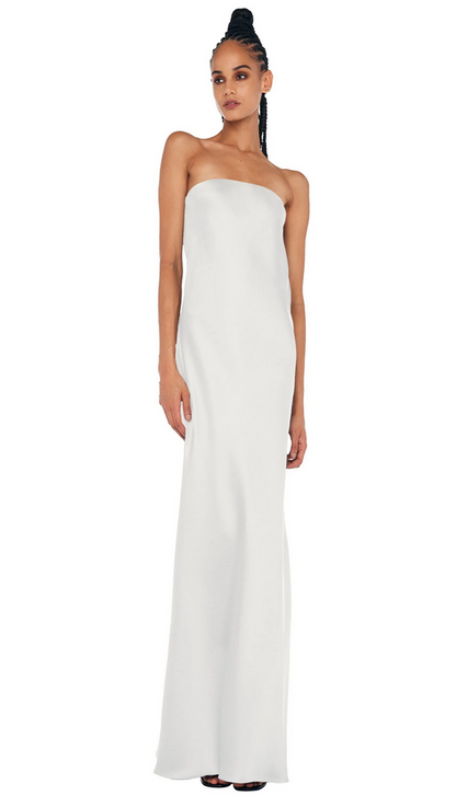 Norma Kamali Women's BIAS STRAPLESS GOWN