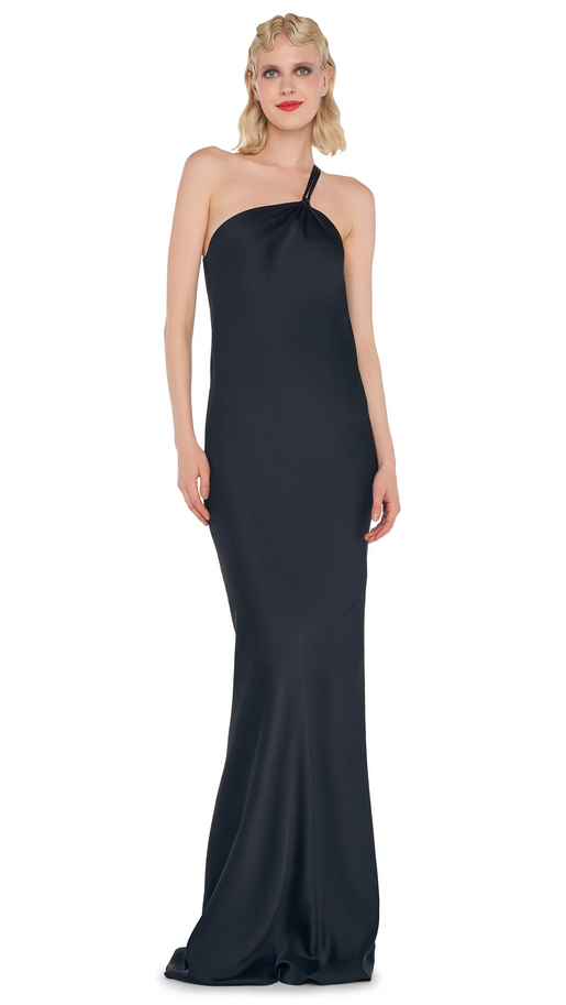 Norma Kamali Women's ONE SHOULDER BIAS GOWN