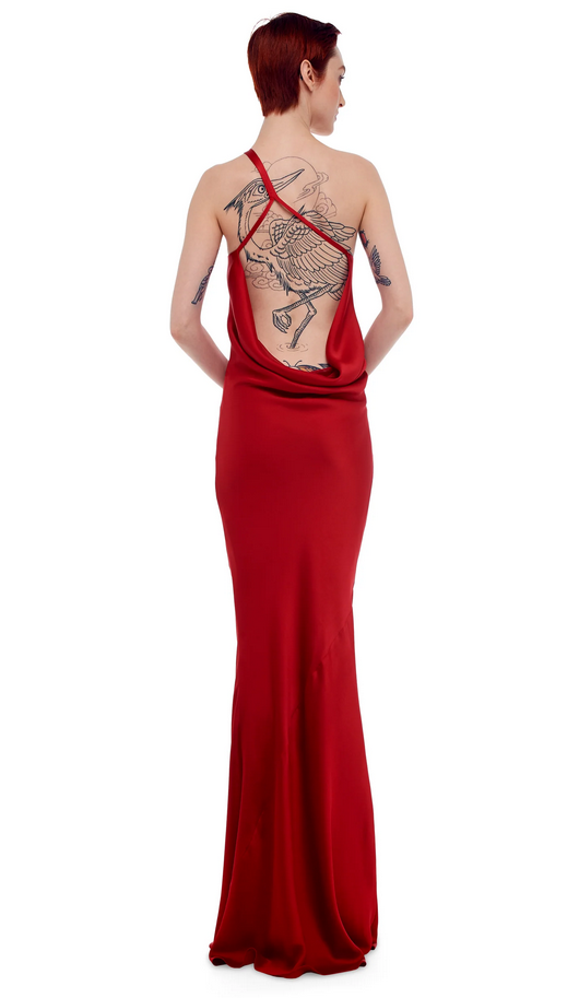 Norma Kamali Women's ONE SHOULDER BIAS GOWN