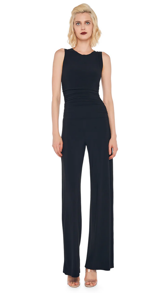 Norma Kamali Women's SHIRRED WAIST JUMPSUIT