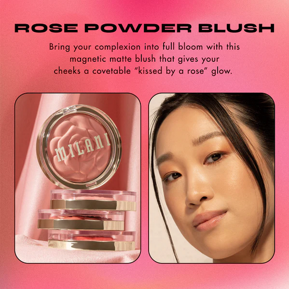 Milani Cosmetics Rose Powder Blush