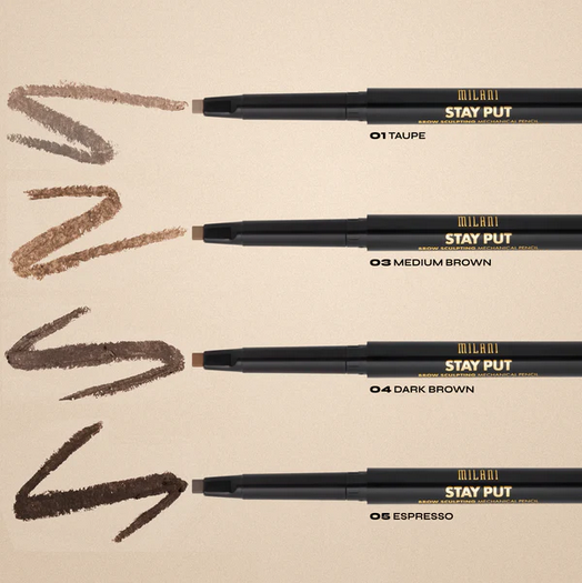 Milani Cosmetics Stay Put Brow Sculpting Mechanical Pencil