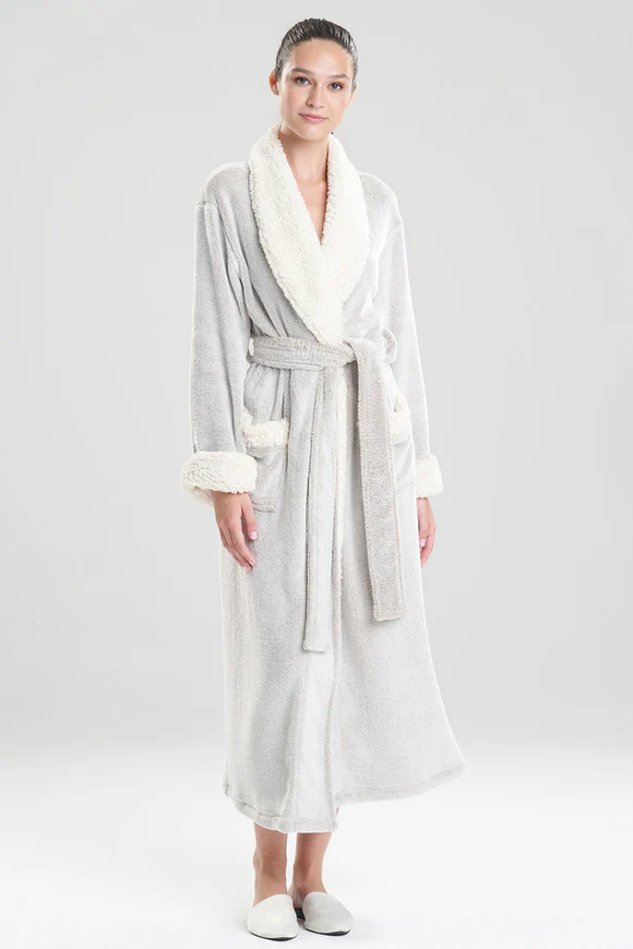 Natori Frosted Sherpa Robe