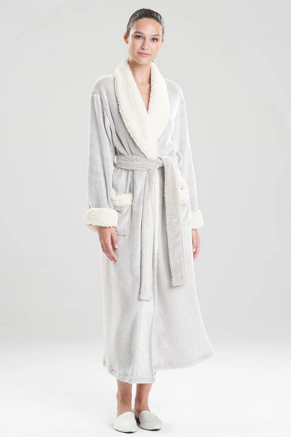 Natori Frosted Sherpa Robe