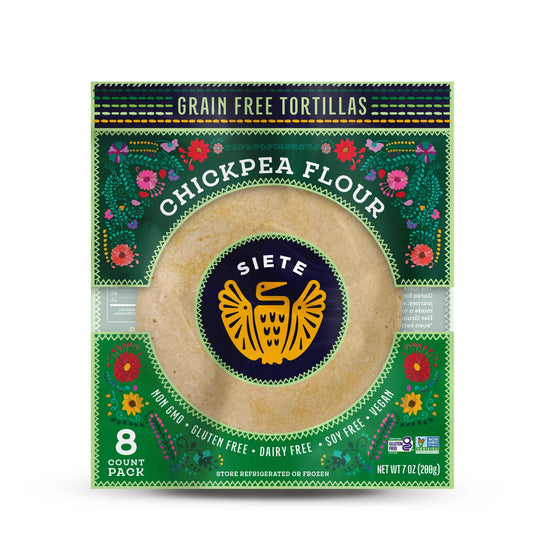 Siete Foods Chickpea Flour Tortillas - 6 Packs