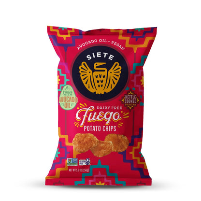 Siete Foods Fuego Kettle Cooked Potato Chips - 6 bags