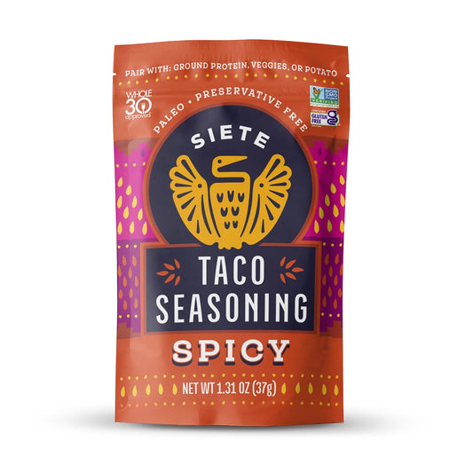 Siete Foods Spicy Taco Seasoning - 6 pack