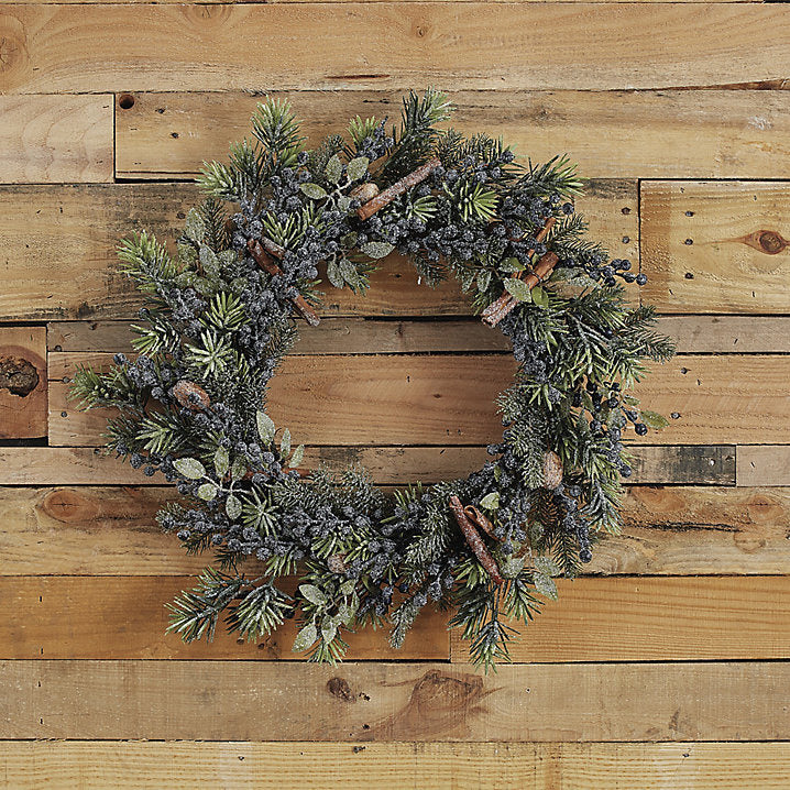 Ballard Designs Frosted Blueberry Wreath