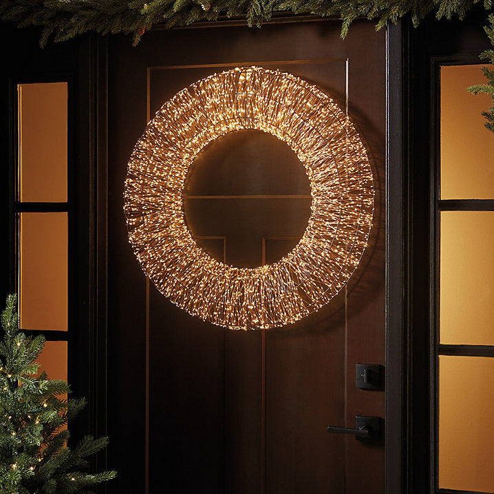 Ballard Designs LED Deluxe Holiday Wreath