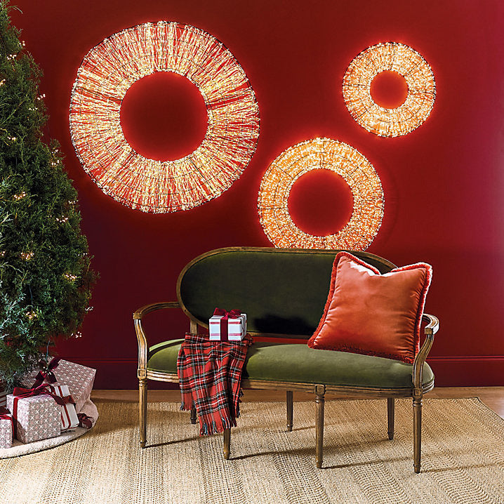 Ballard Designs LED Deluxe Holiday Wreath