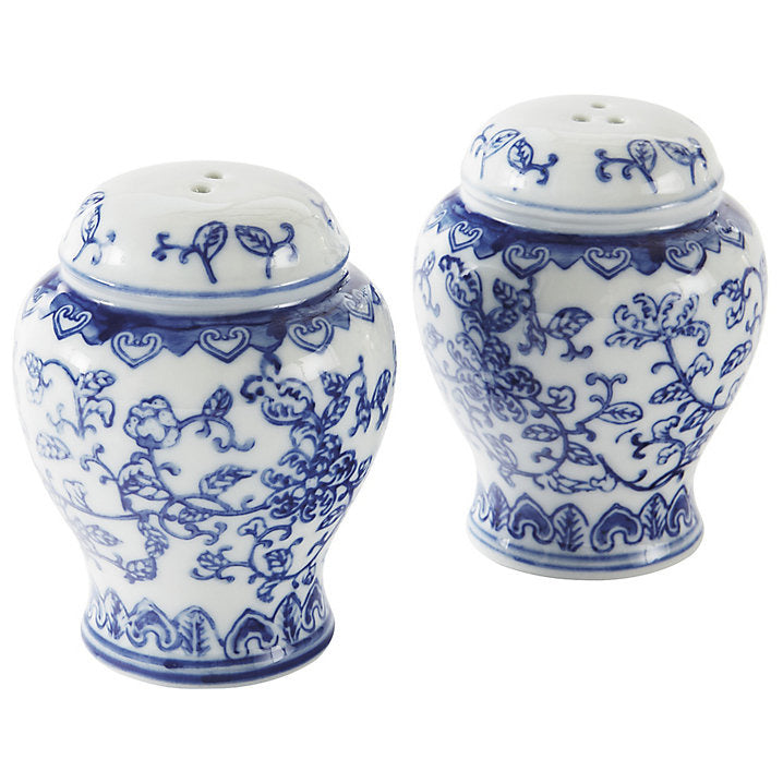 Ballard Designs Chinoiserie Salt & Pepper Set