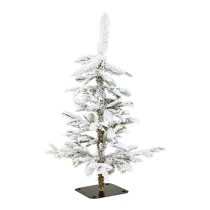 Ballard Designs Alpine Mini Flocked Tabletop Tree