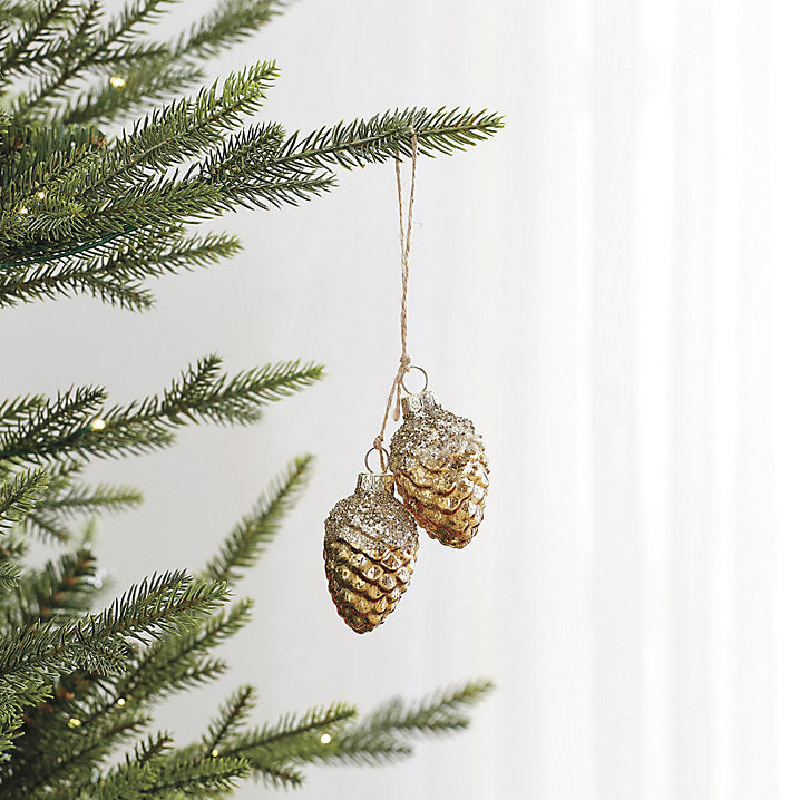 Ballard Designs Glass Pinecone Ornament