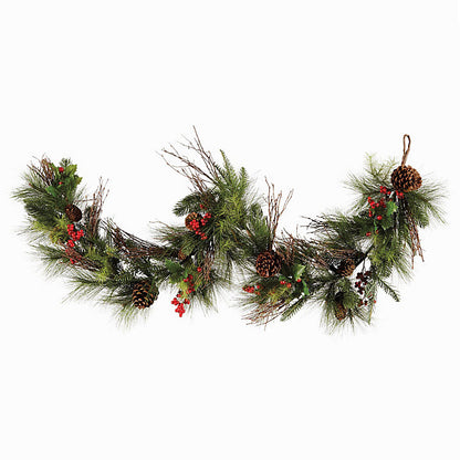 Ballard Designs Mixed Pine & Berry Garland