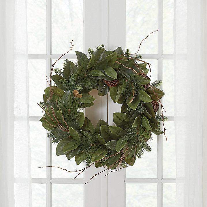 Ballard Designs Pine & Magnolia Wreath