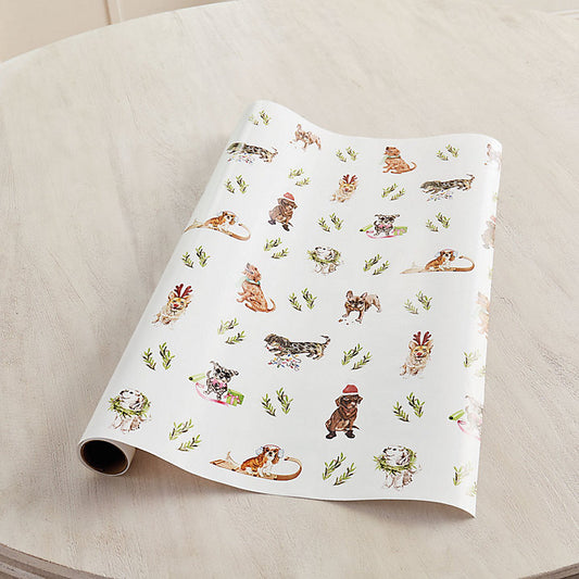 Ballard Designs Holiday Dogs Gift Wrap