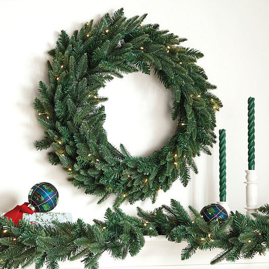 Ballard Designs Prelit Fraser Fir Wreath