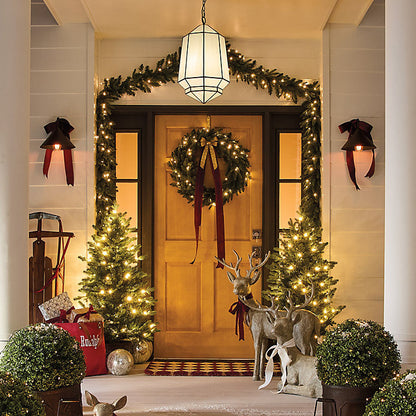 Ballard Designs Prelit Fraser Fir Wreath