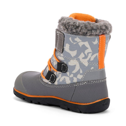 See Kai Run Boy's Gilman Waterproof/Insulated Gray/Orange