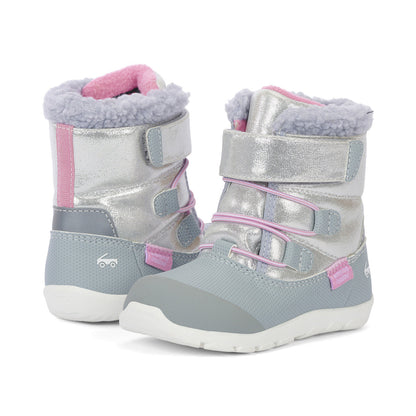 See Kai Run Girl's Gilman Waterproof/Insulated Silver Shimmer