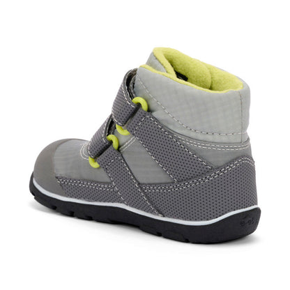 See Kai Run Boy's Atlas Waterproof /Insulated Gray/Lime