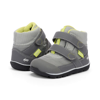 See Kai Run Boy's Atlas Waterproof /Insulated Gray/Lime